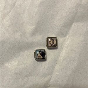 D’linQ Elegant Dog-Themed Charm Bracelet Links - Collie/ Sheltie